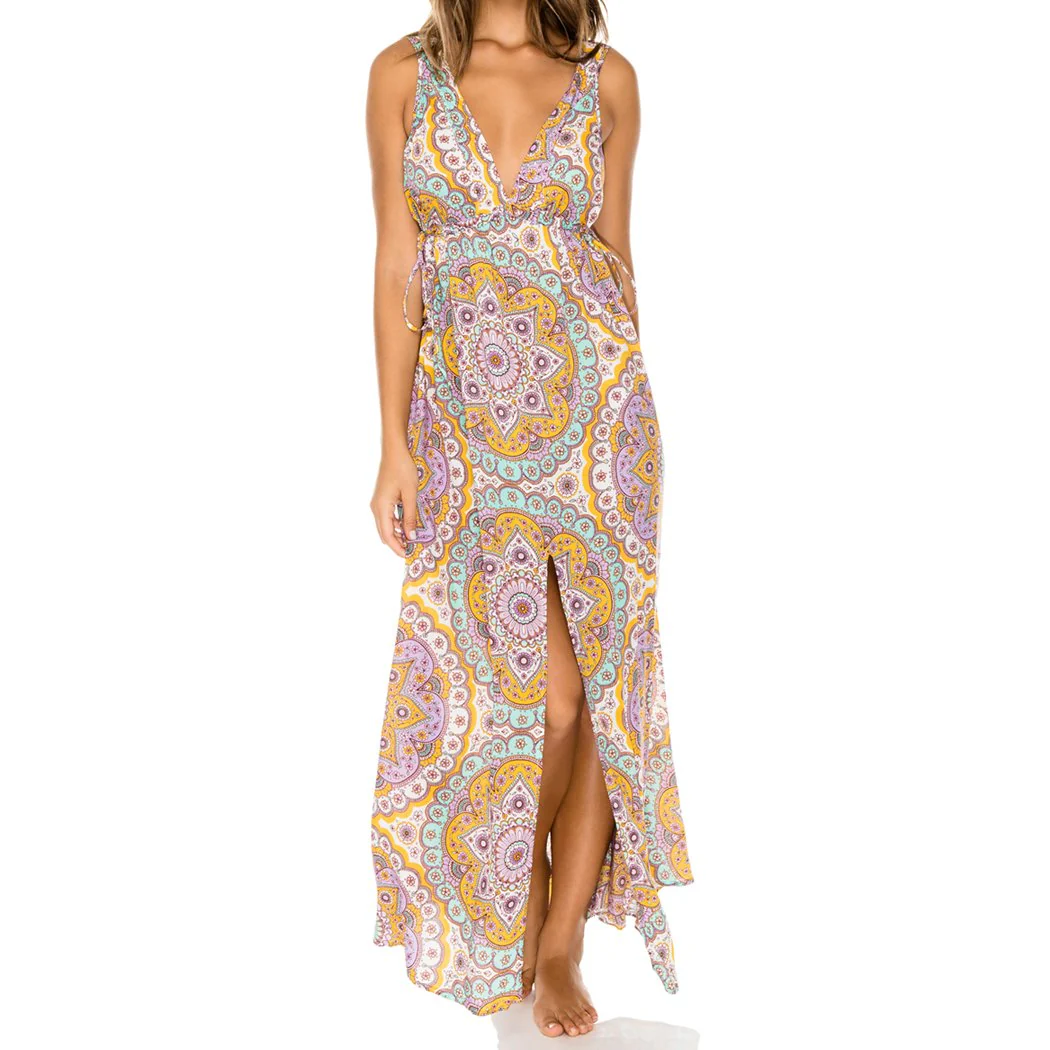 ALHAMBRA - V Neck Long Dress - Image 3