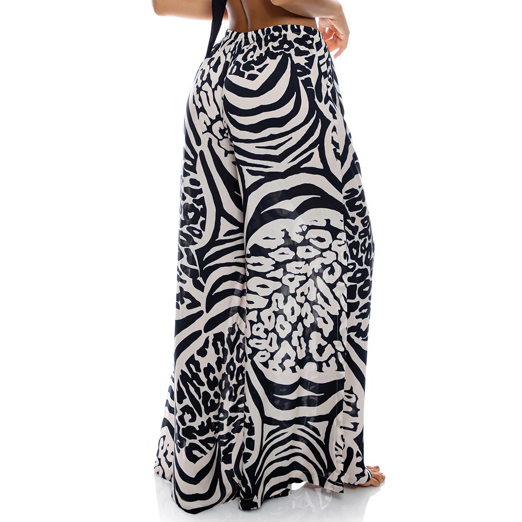 ALL THE SKINS - Open Sides Wide Leg Pant - Image 2