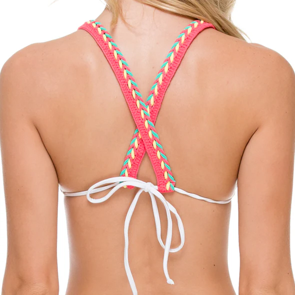 ATREVIDA - Multicolor Crochet Triangle Top - Image 4