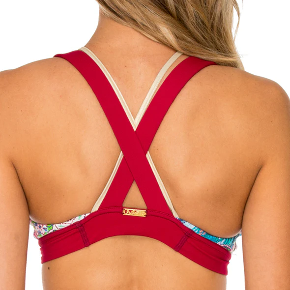 AZUCAR - Gold Crossback Sports Bra - Image 2