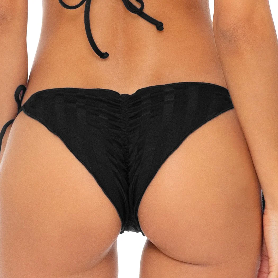 BACHELORETTE AND HER BABES - Wavy Ruched Back Brazilian Tie Side Bottom - Image 2