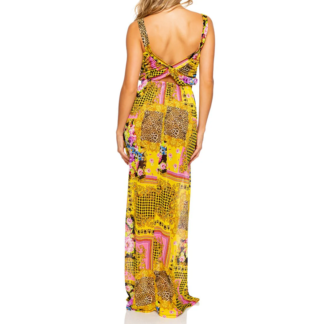 BACK IN TIME - Timeless Cut Out Long Dress - Image 2