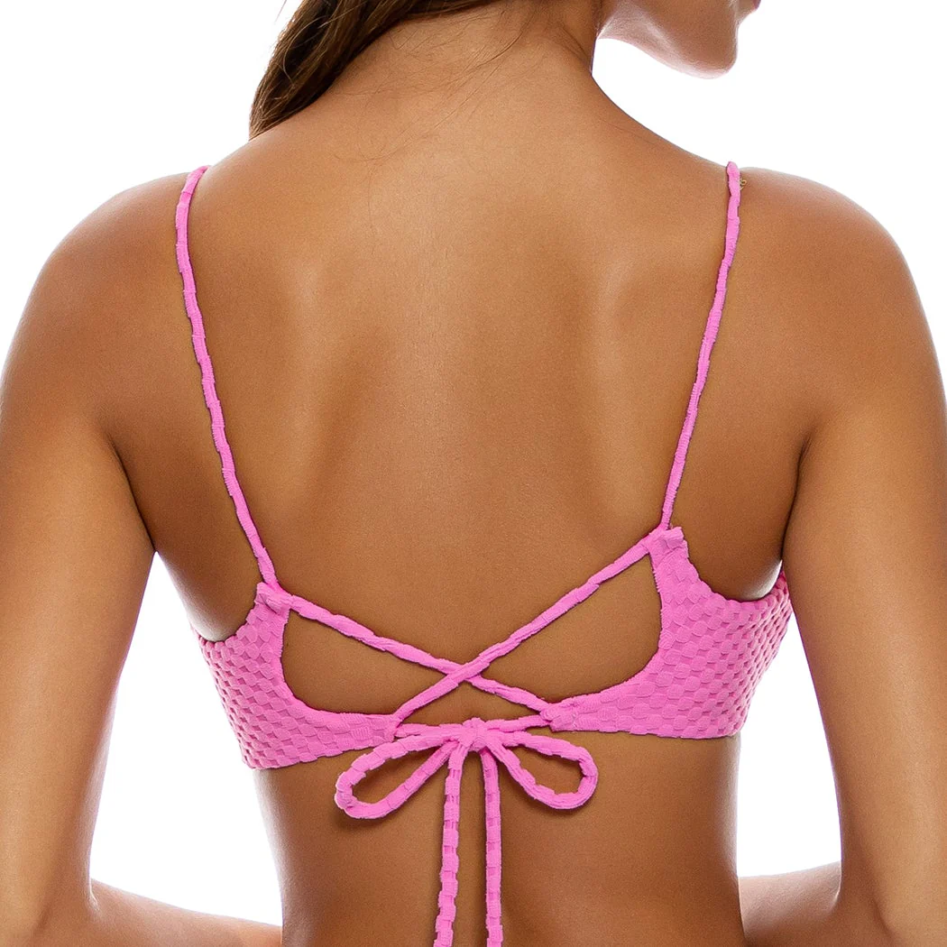 BEACH FUZZ - Scoop Neck Cut Out Top - Image 2