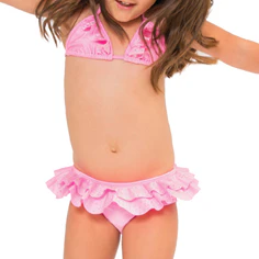 BON BON - Ruffled Triangle Top Bikini