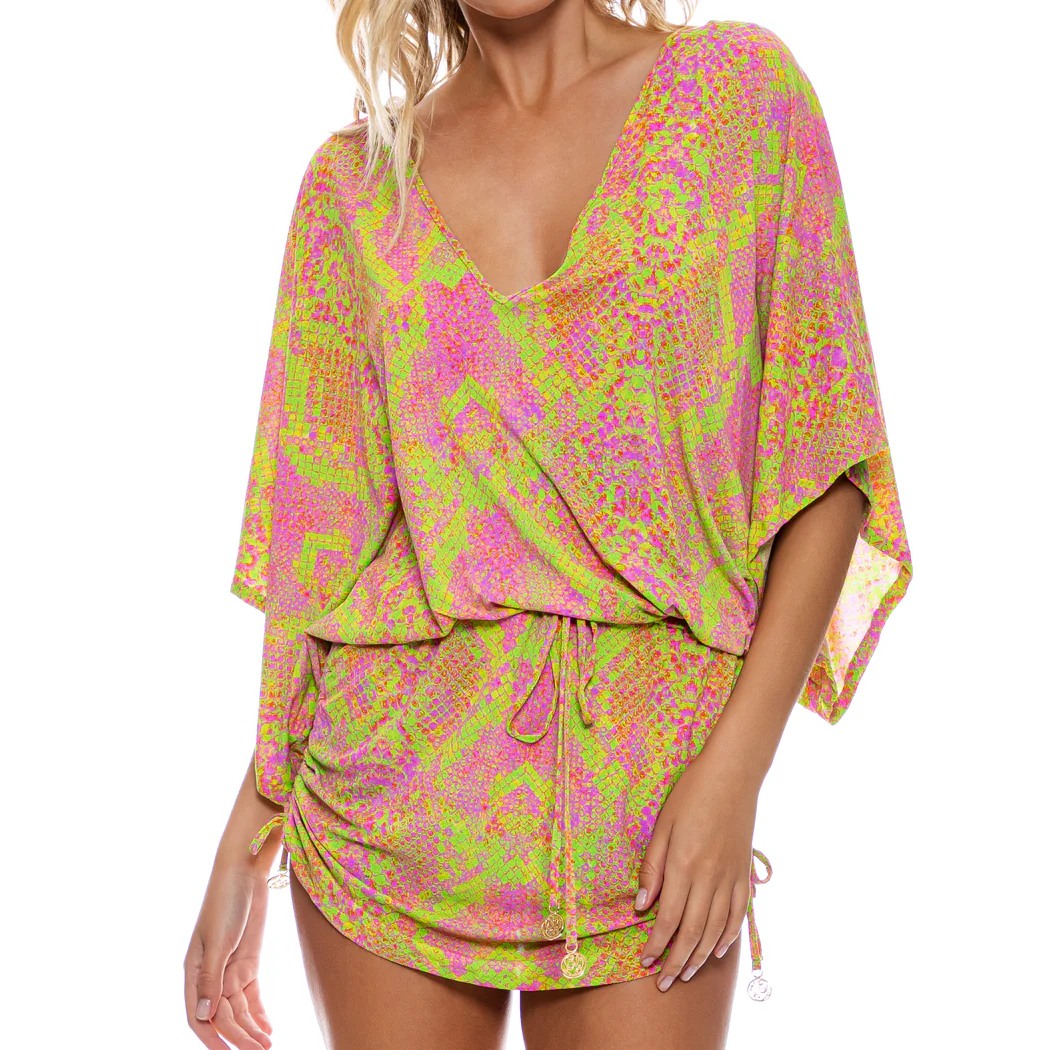 BORN TO BE WILD - Cabana V Neck Dress