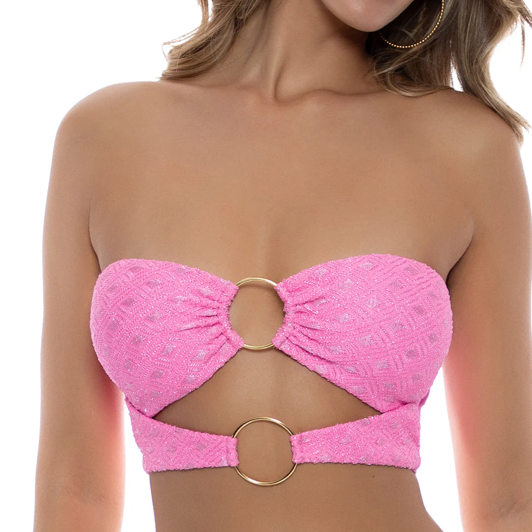 BRILLA - Double Loop Bandeau Crop Top - Image 5