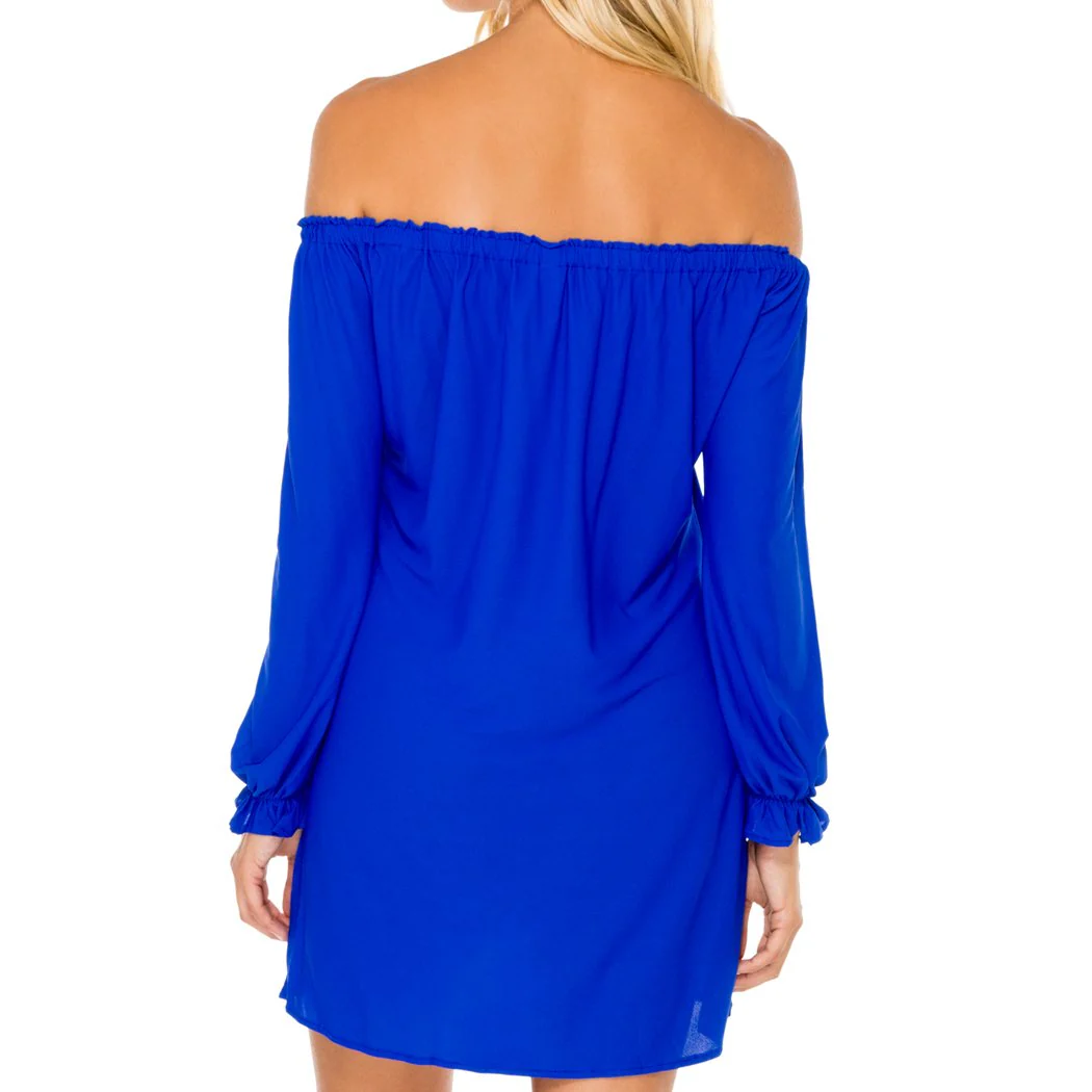 COSITA BUENA - Cuff Bell Sleeve Dress-WAC - Image 8