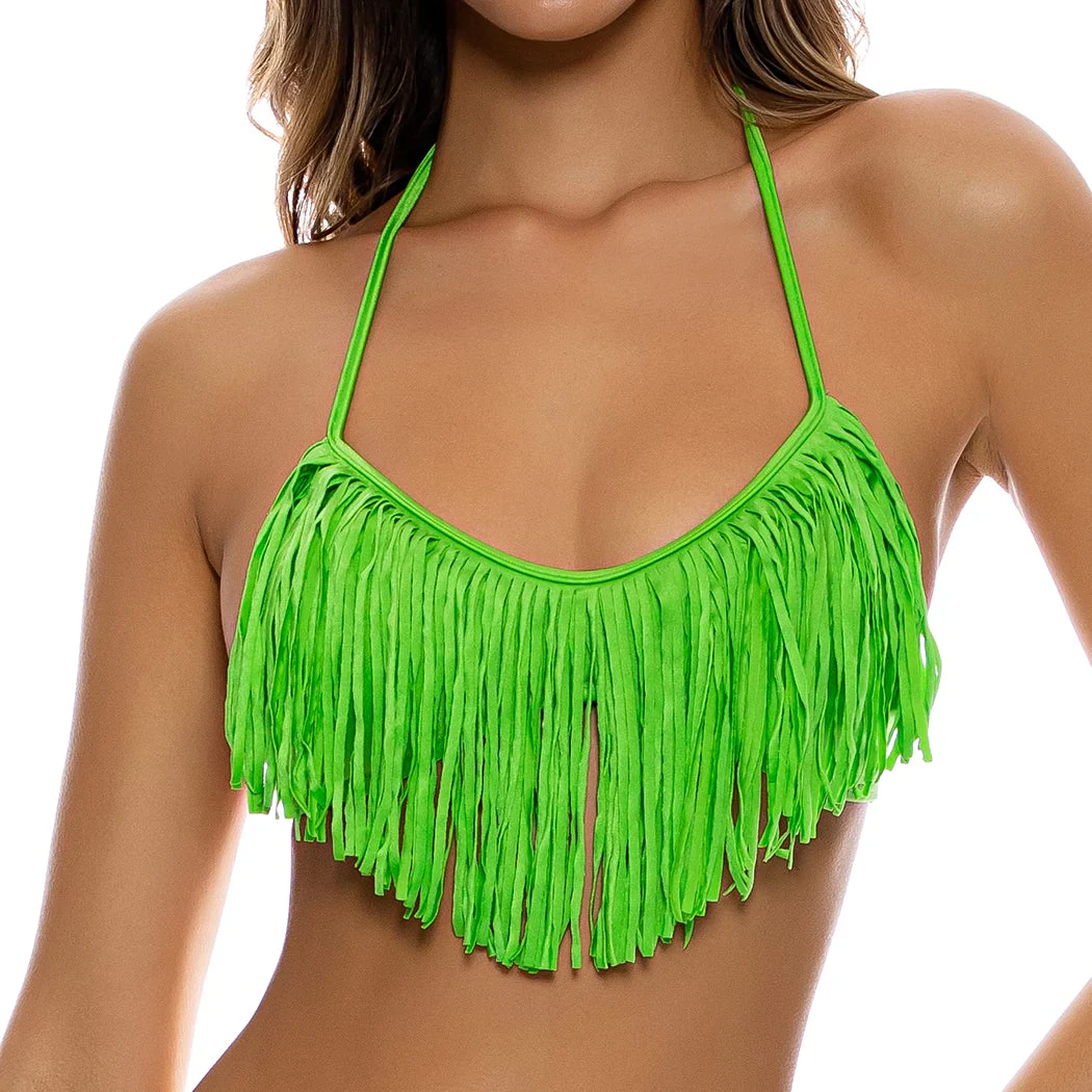 COSITA BUENA - Fringe Scoop Halter Top-13C - Image 13