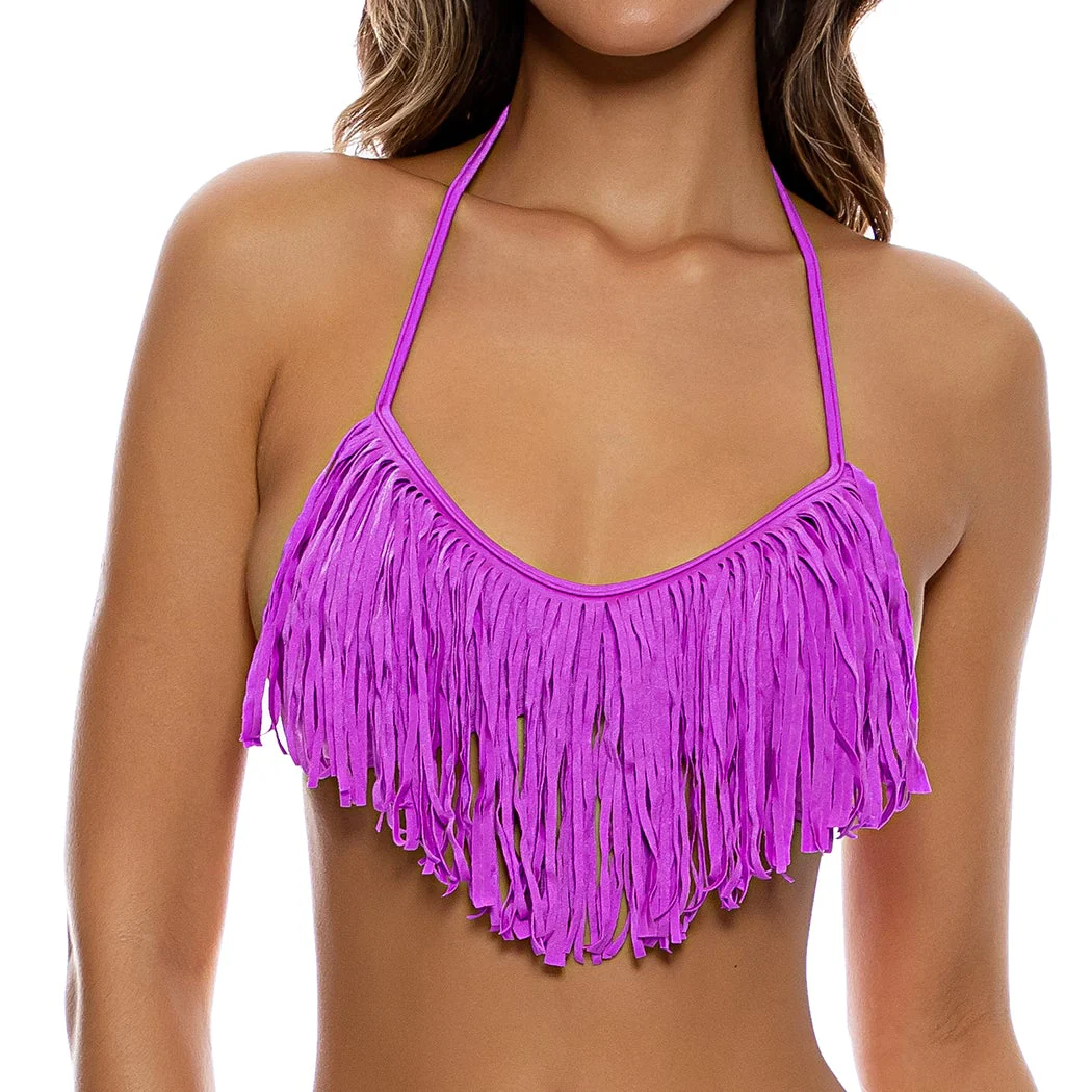 COSITA BUENA - Fringe Scoop Halter Top-13C - Image 17