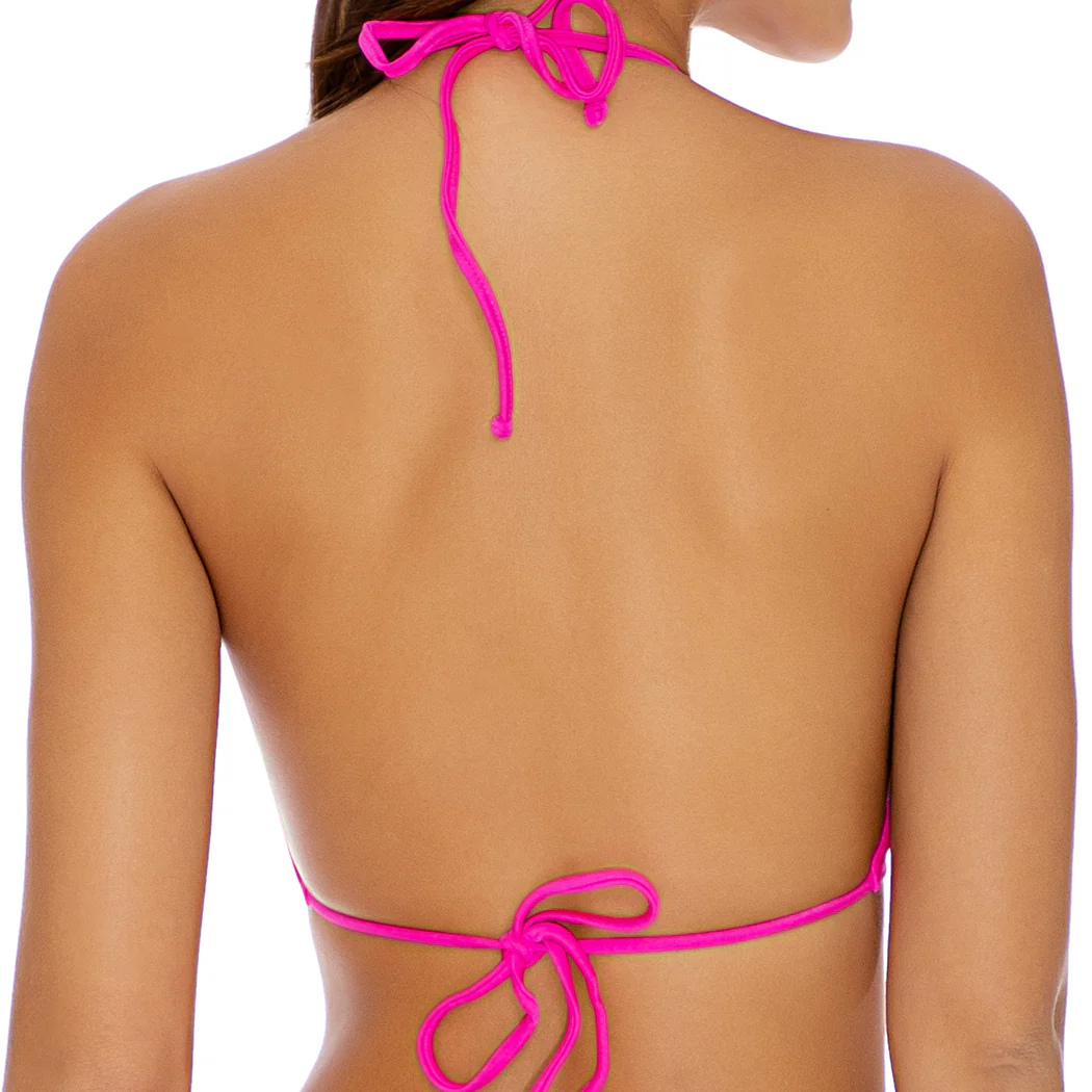 COSITA BUENA - Fringe Scoop Halter Top-13C - Image 2