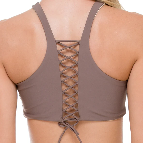 COSITA BUENA - High Neck Sporty Bra-WHC - Image 10