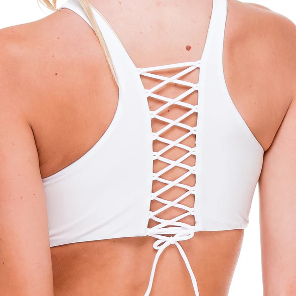 COSITA BUENA - High Neck Sporty Bra-WHC - Image 4