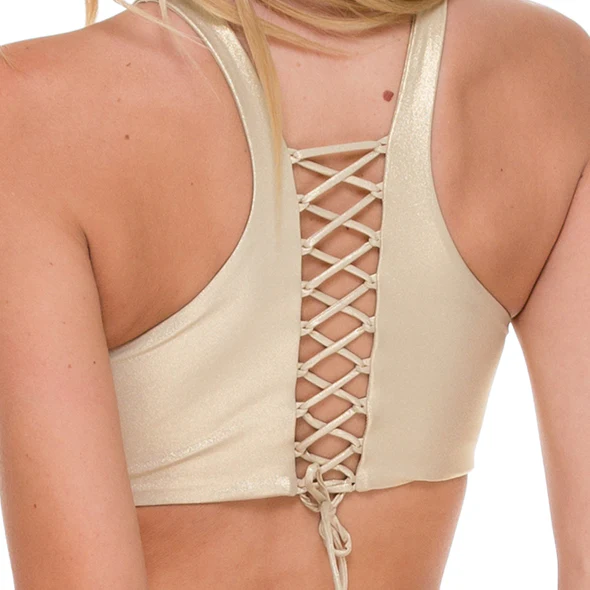 COSITA BUENA - High Neck Sporty Bra-WHC - Image 6