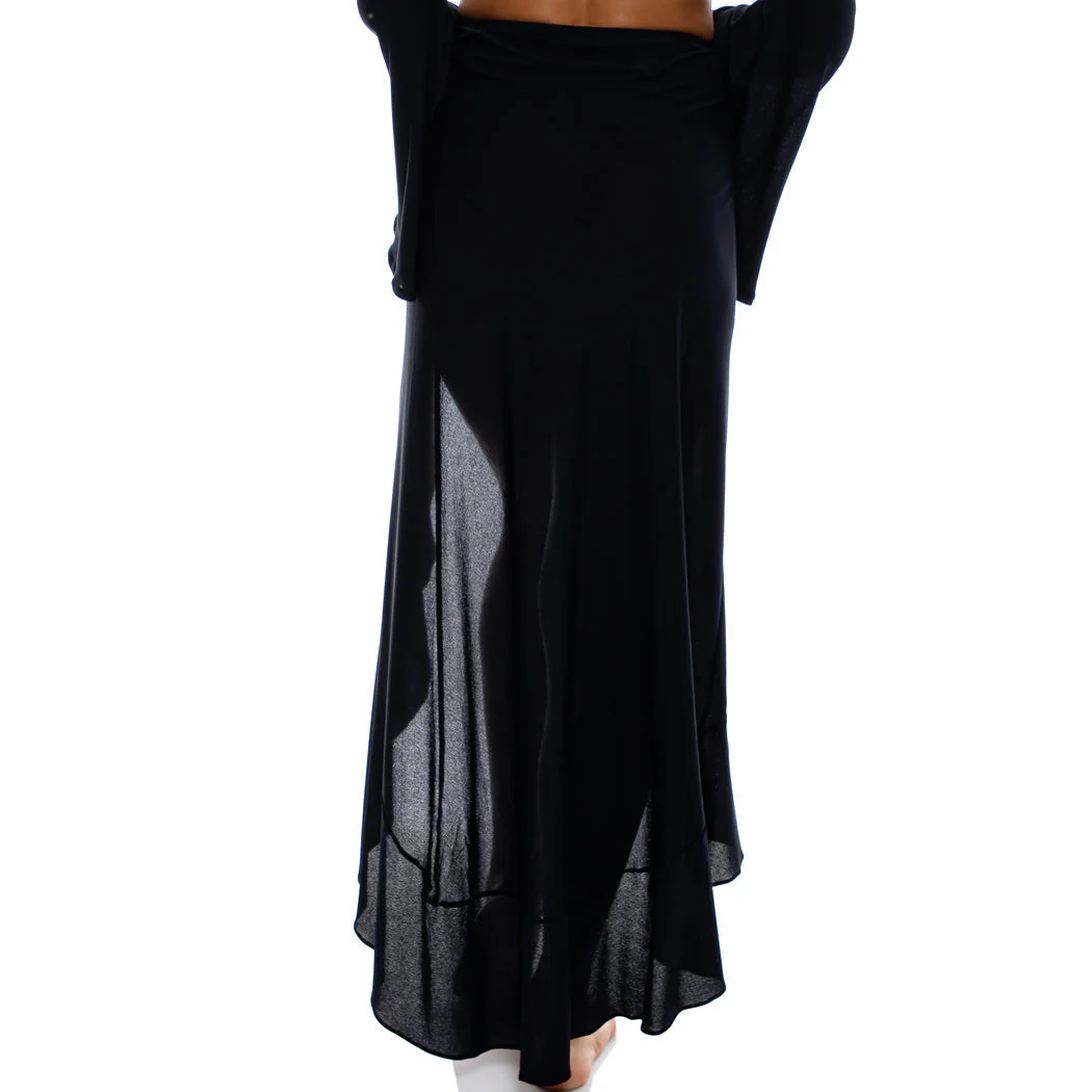 COSITA BUENA - Ruffle High Lo Slit Skirt-CLS - Image 2