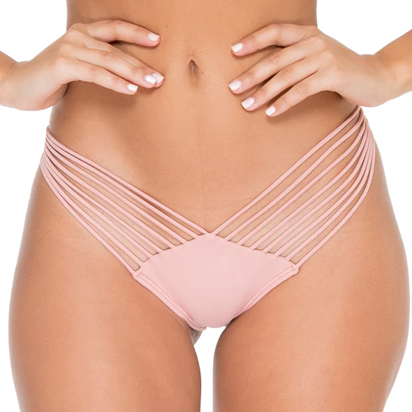 COSITA BUENA - Strappy Brazilian Ruched Back Bottom-VCC - Image 5