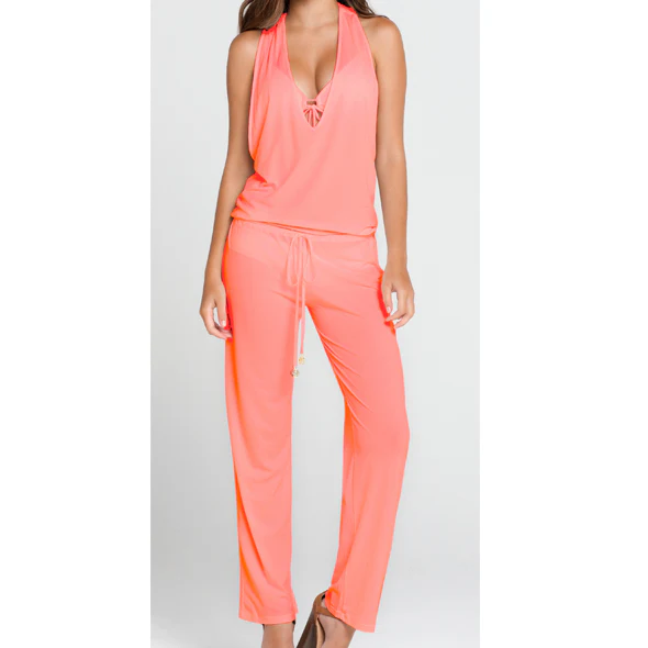 COSITA BUENA - T Back Long Jumpsuit-LBC - Image 2