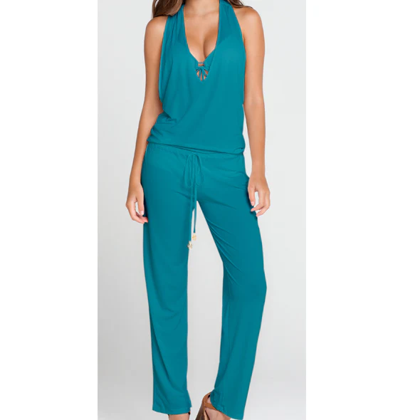 COSITA BUENA - T Back Long Jumpsuit-LBC - Image 4