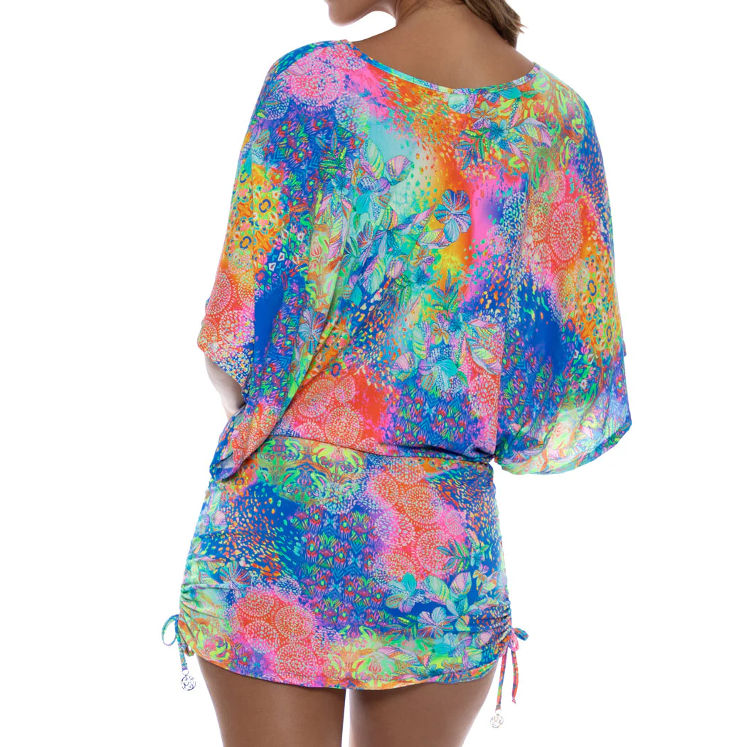 DECO GARDENS - Cabana V Neck Dress - Image 2