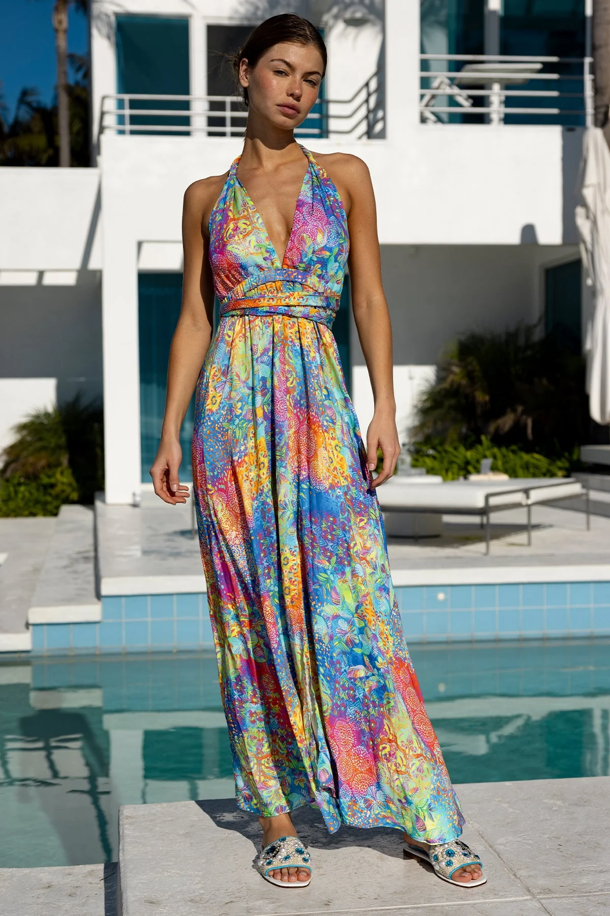 DECO GARDENS - Convertible Maxi Dress - Image 3