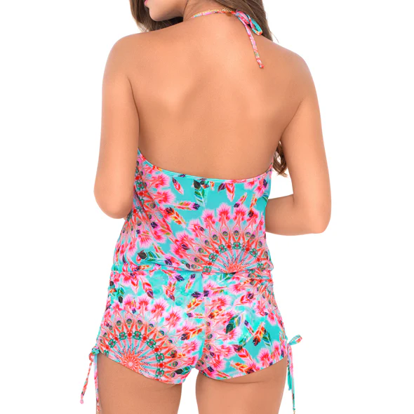 DREAM CATCHER - Cross Over Spaghetti Strings Romper - Image 2