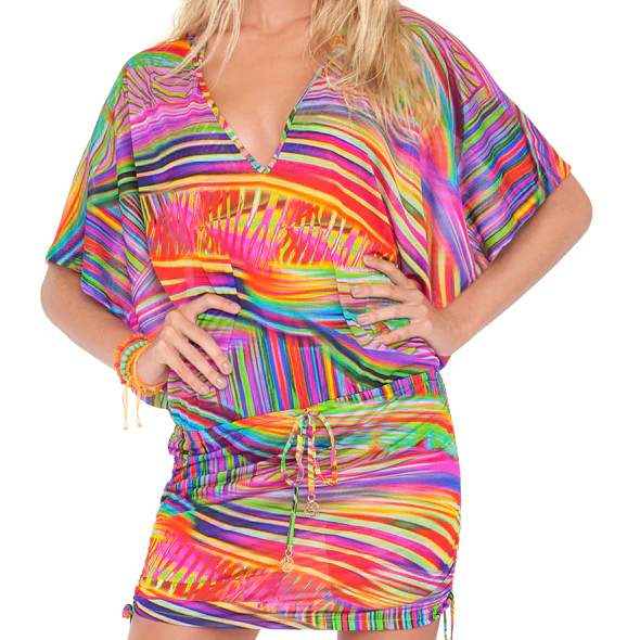 DREAMIN - Cabana V Neck Dress