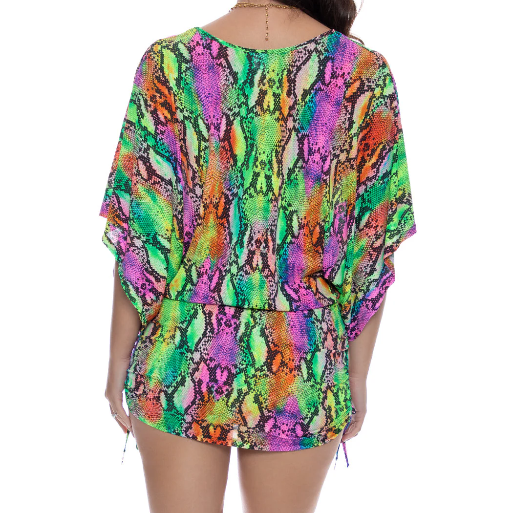 ELECTRIC SKIN - Cabana V Neck Dress - Image 4