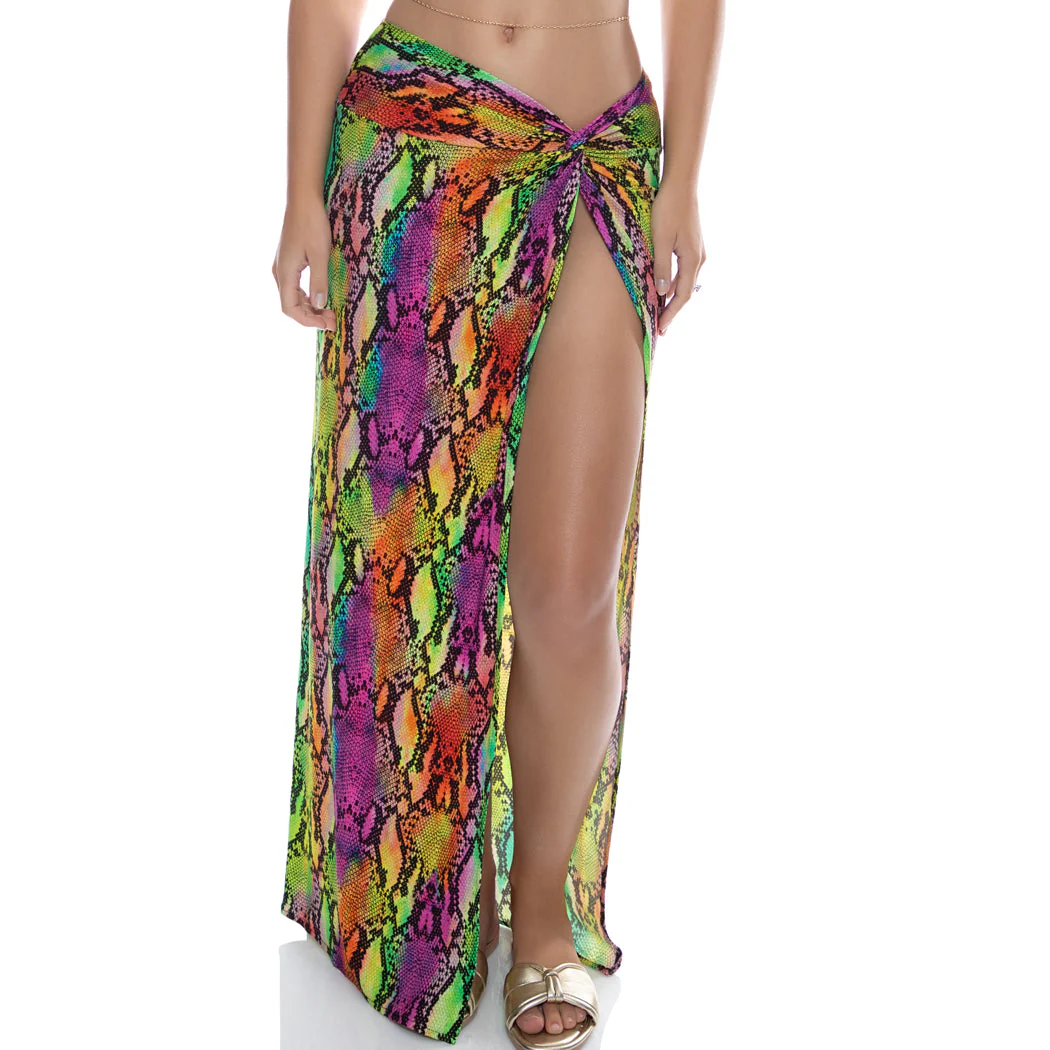 ELECTRIC SKIN - Twist Front Skirt