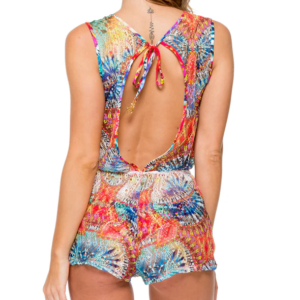ENCANTADORA - Scalloped Romper - Image 2