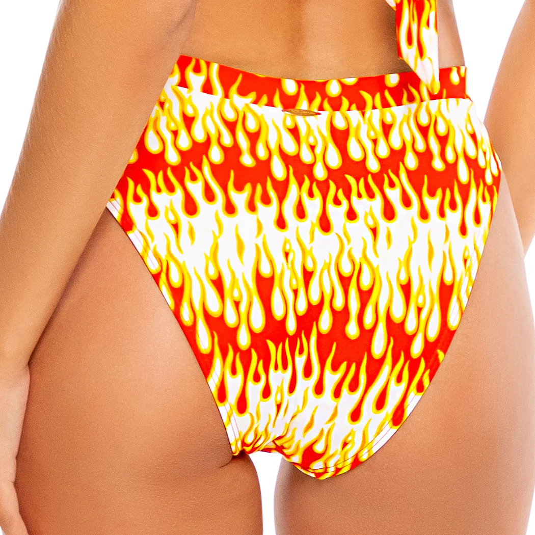 FLAME OF LOVE - High Leg Banded Waist Bottom - Image 2