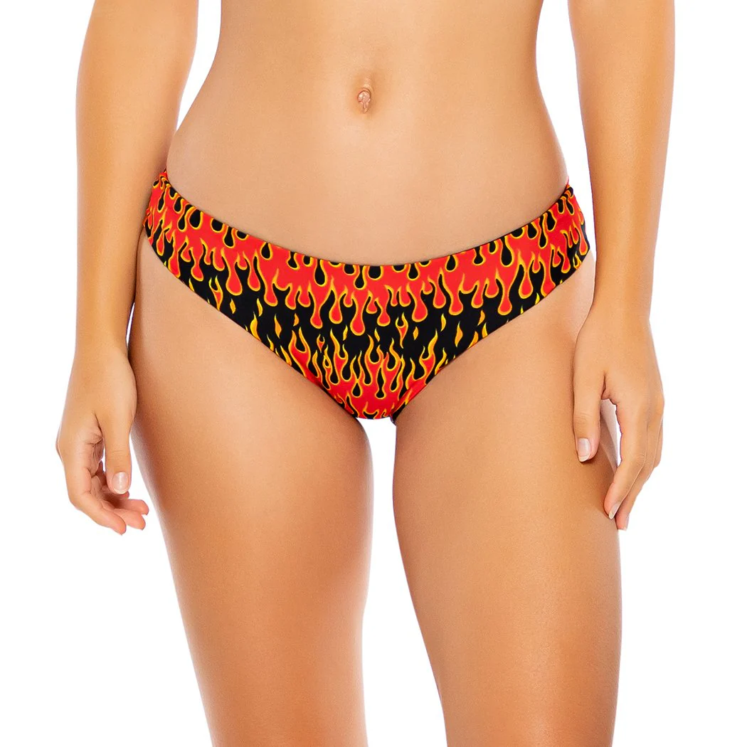 FLAME OF LOVE - Seamless Full Ruched Back Bottom - Image 3