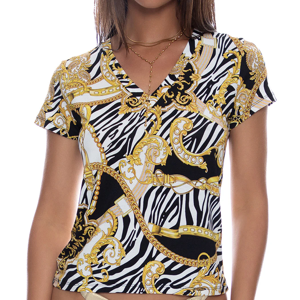 GODDESS VIBES - V Neck T Shirt