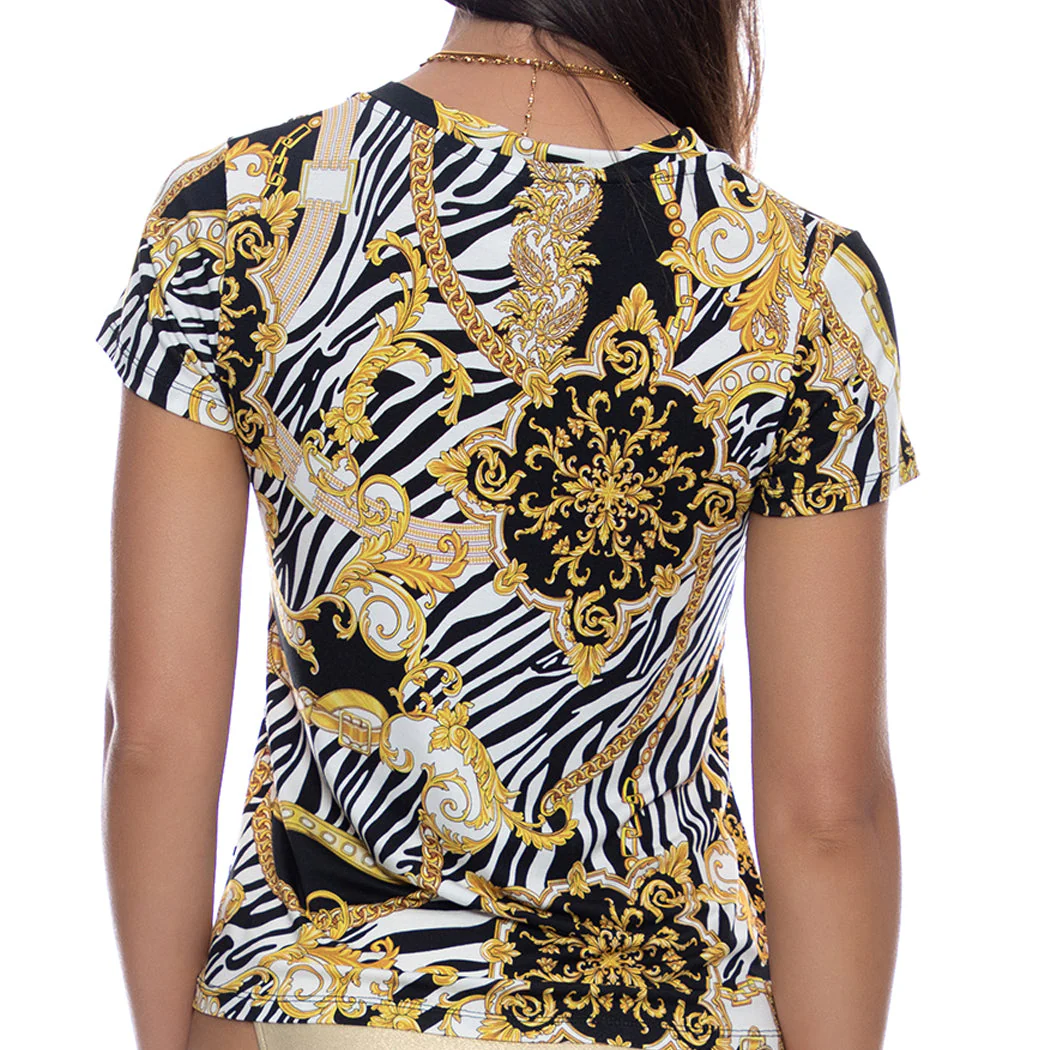 GODDESS VIBES - V Neck T Shirt - Image 2