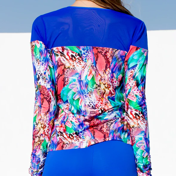 GORGEOUS CHAOS - Fitted Mesh Panel Jacket - Image 2