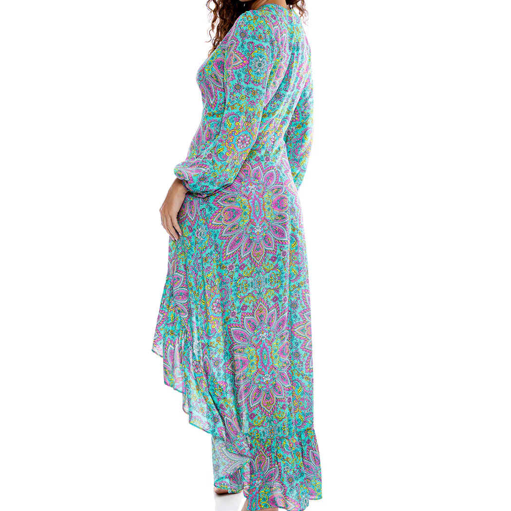 GROOVY LULI - Hi lo Long Sleeve Dress - Image 2