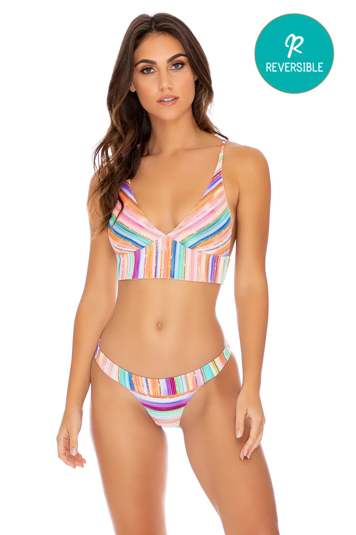 HEAT WAVES - Cross Back Bustier Top - Image 3