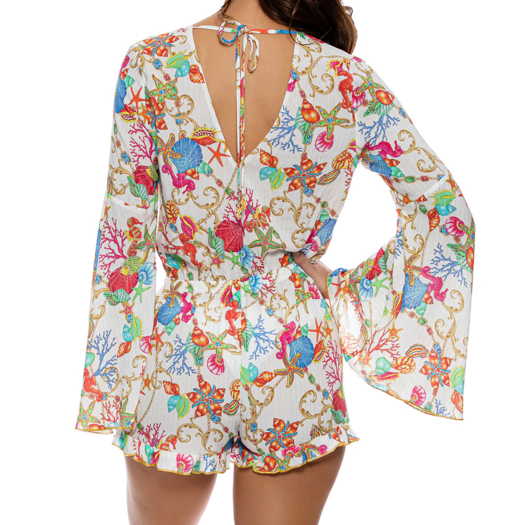 IL MARE - Bell Sleeve Romper - Image 2