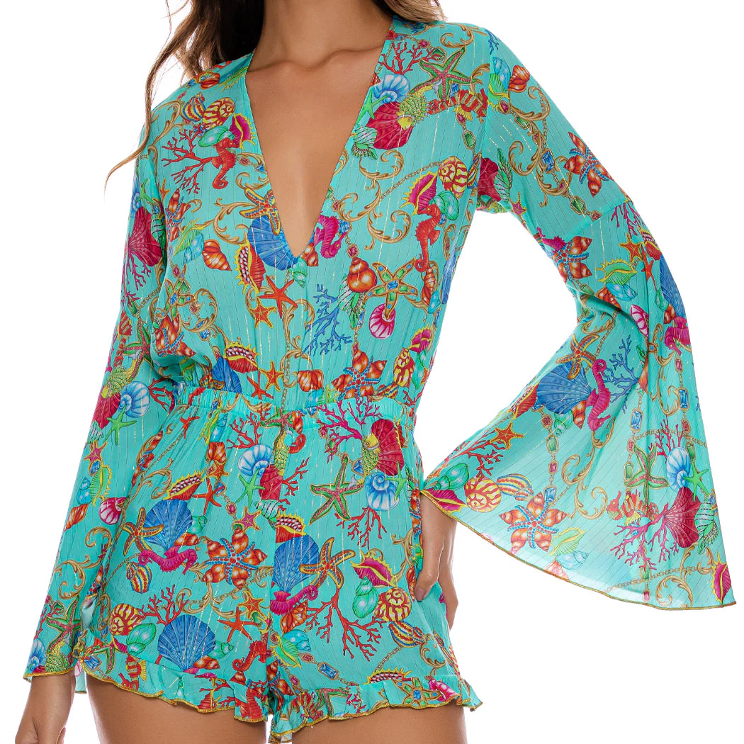 IL MARE - Bell Sleeve Romper - Image 3