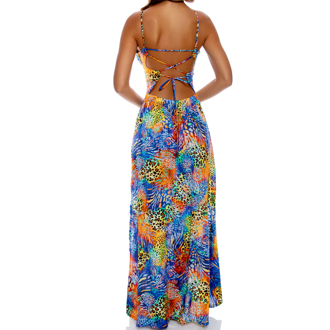 ISLA SALVAJE - Halter Ring Long Dress - Image 2