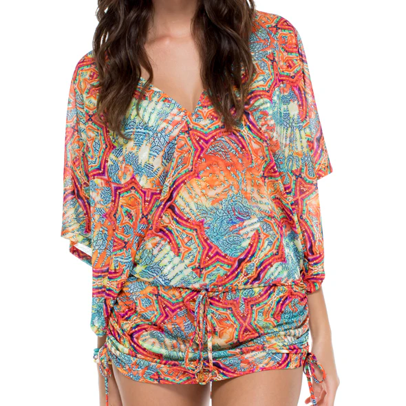 LA BELLA DE CUBA - Cabana V Neck Dress