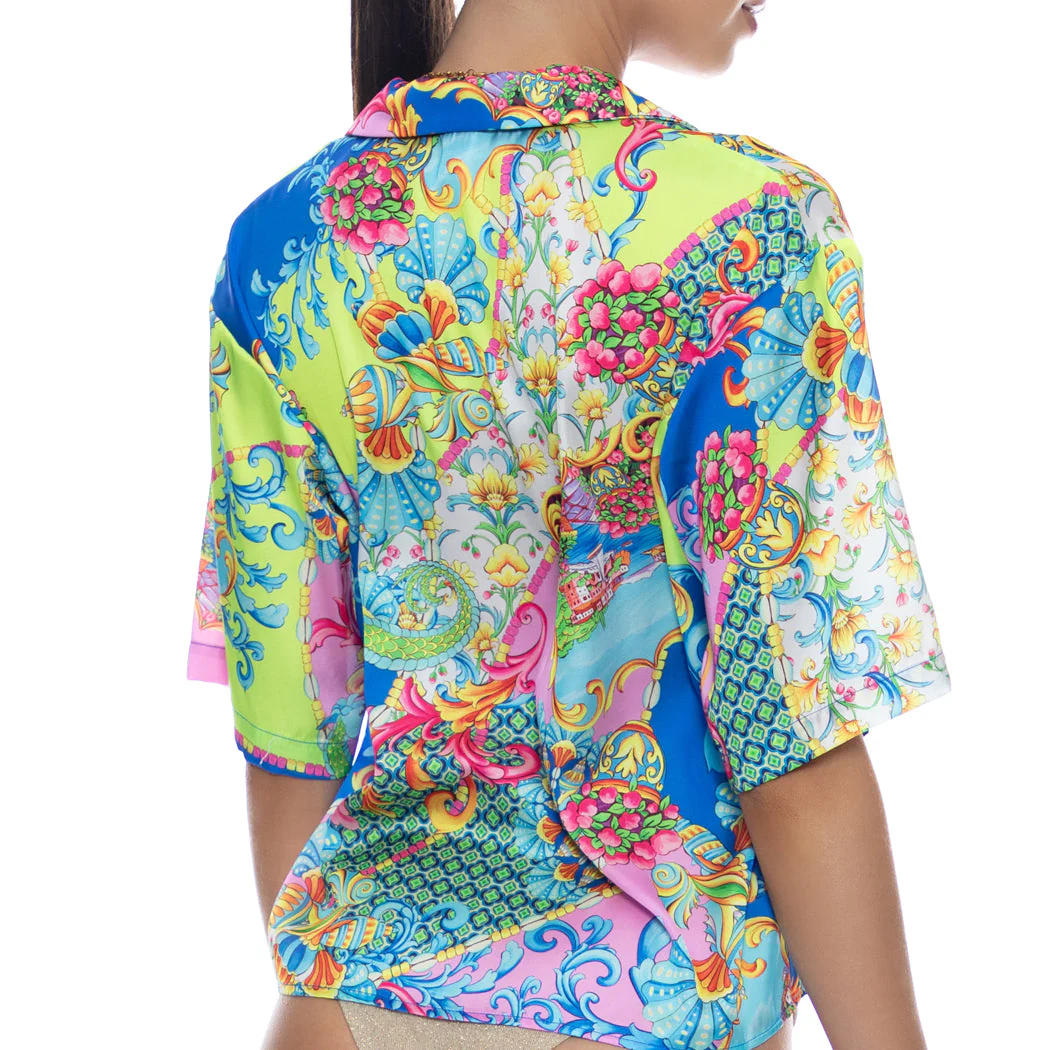 LA COSTA - Short Sleeve Collared Blouse - Image 2