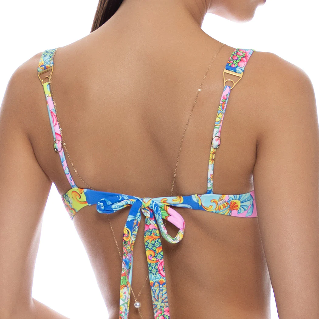 LA COSTA - Wide Strap Ruched Underwire Top - Image 2