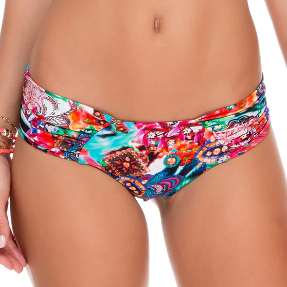 LIKE A FLAME - Scrunch Ruched Back Brazilian Bottom