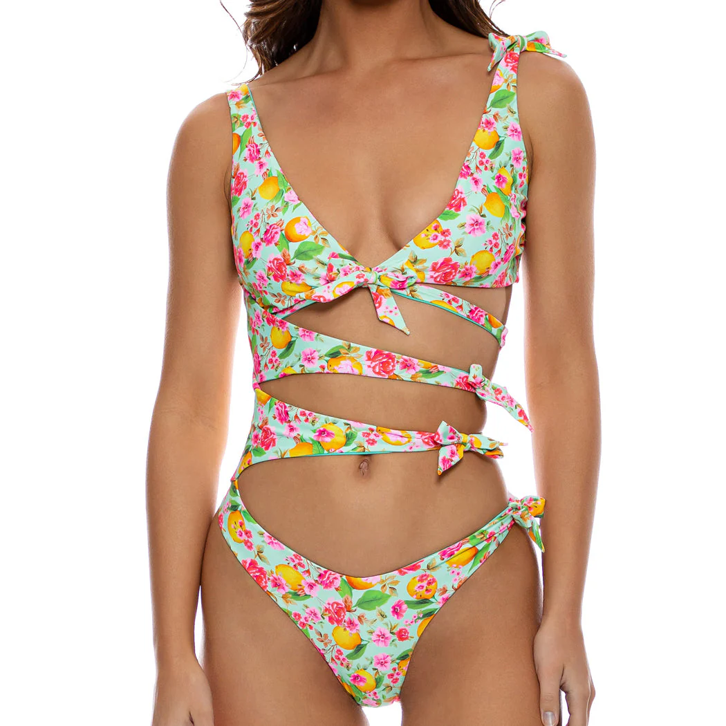 LIMONCELLO - Knot Bow Tie Side One Piece