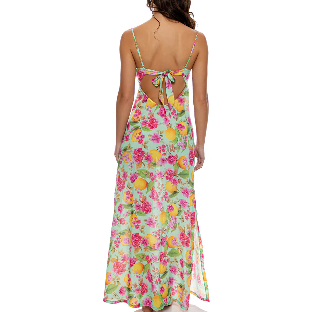 LIMONCELLO - Peek a boo Tie Back Maxi Dress - Image 2