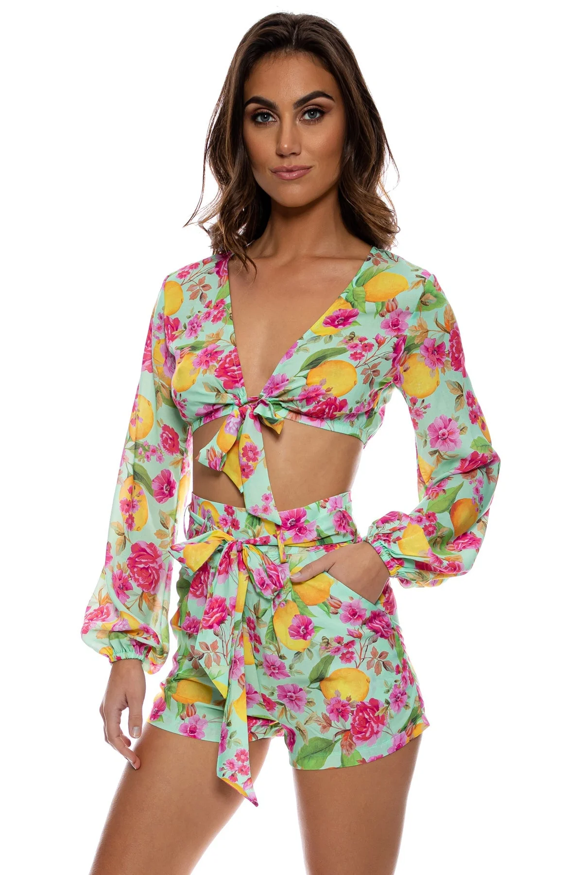 LIMONCELLO - Tie Waist Shorts - Image 3
