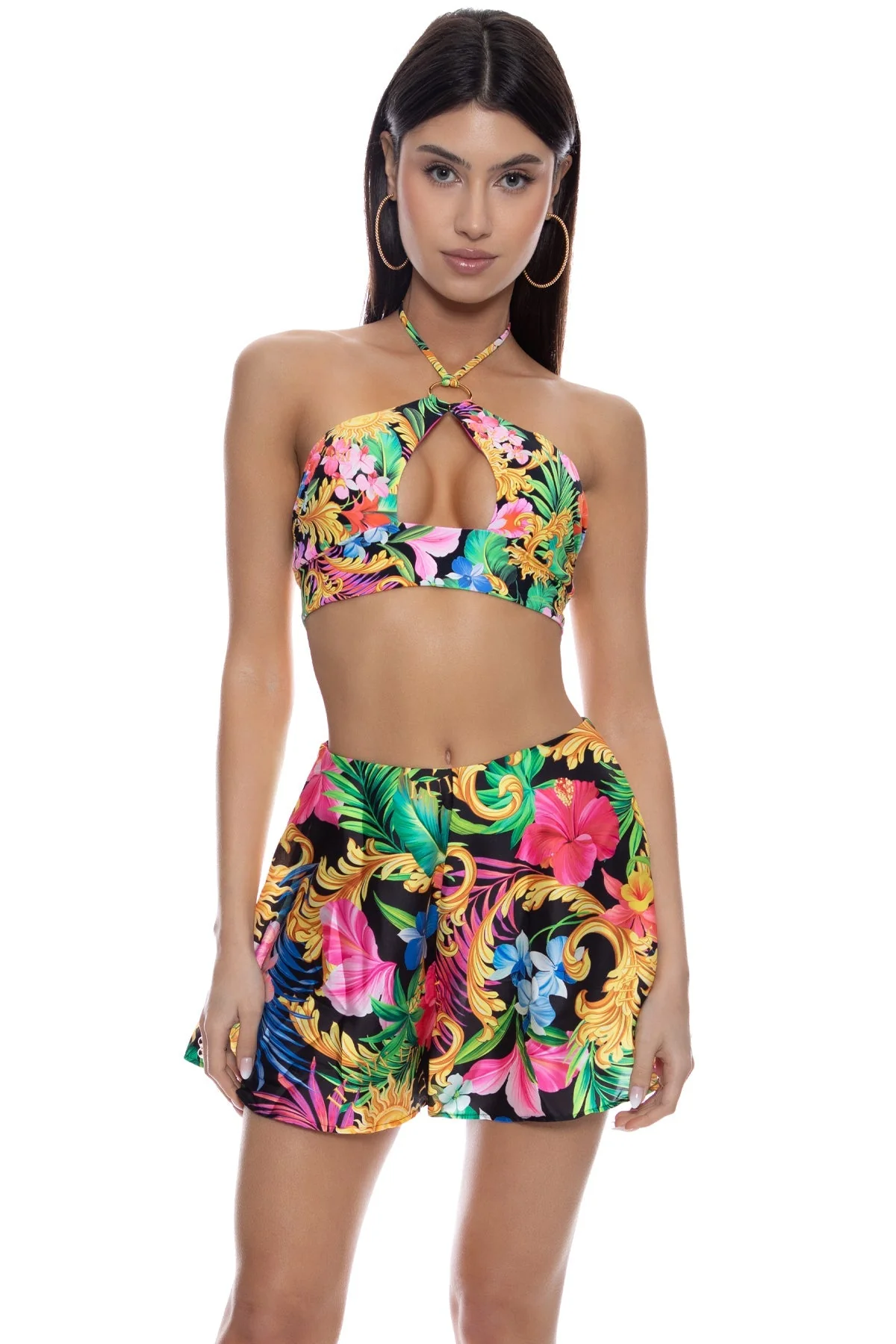LOVE BY THE SUN - Ring Halter Peek A Boo Top - Image 3