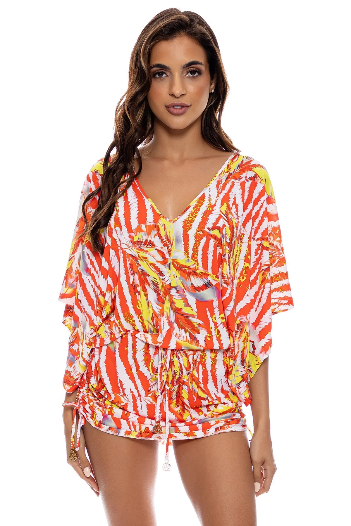 LOVE ME WILD - Cabana V Neck Dress - Image 3