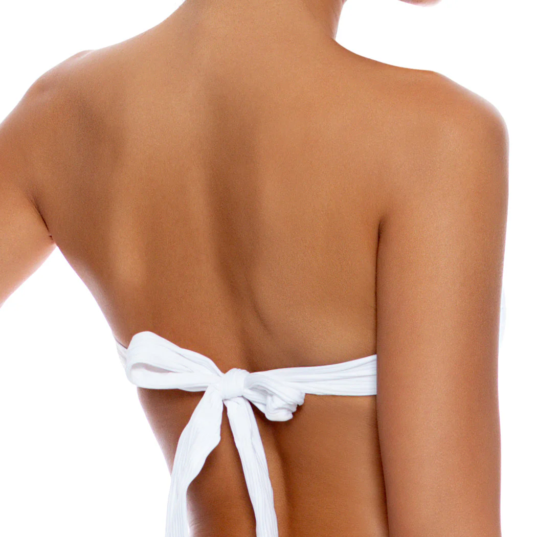 LULI ADORE - Wavy Luxe Stitch Free Form Bandeau Top - Image 4