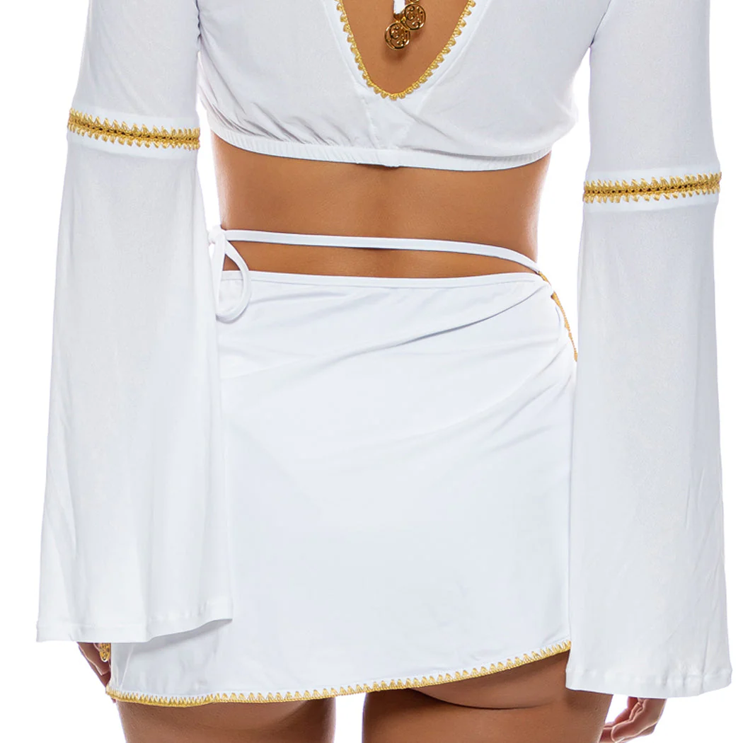 LULI CHIC - Tie Side Wrap Skirt - Image 4