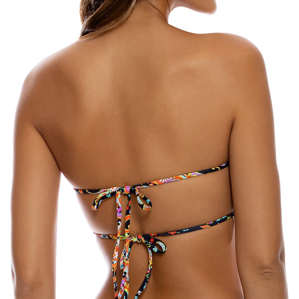 LULI GYPSY - Multiway Ruffled Scrunched Cup Bandeau - Image 2